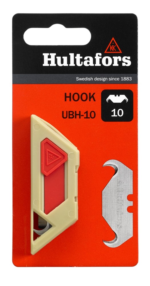 388650 Hultafors Utility Klinge Hook UBH, Cuttermesser UBH-10, Klingenlänge 48 mm, Klingenbreite 19 mm